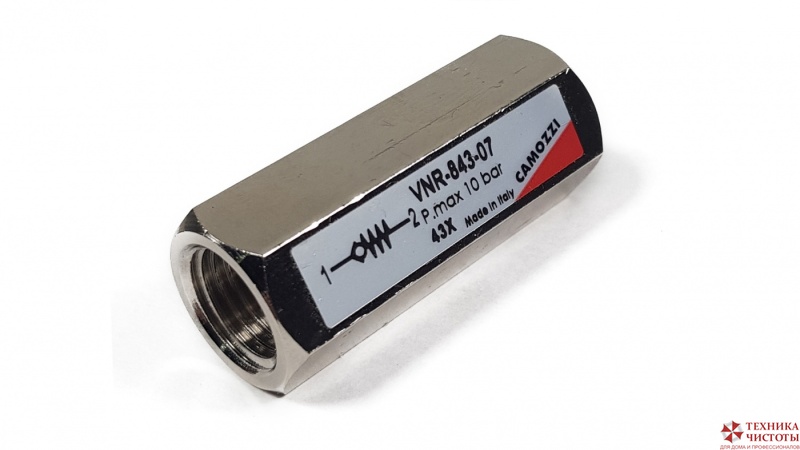 Обратный клапан Camozzi VNRN-1/8 нерж. сталь