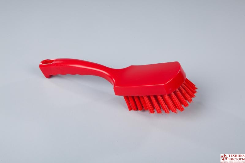 Щётка ручная – средней жёсткости 275х70 мм., красный