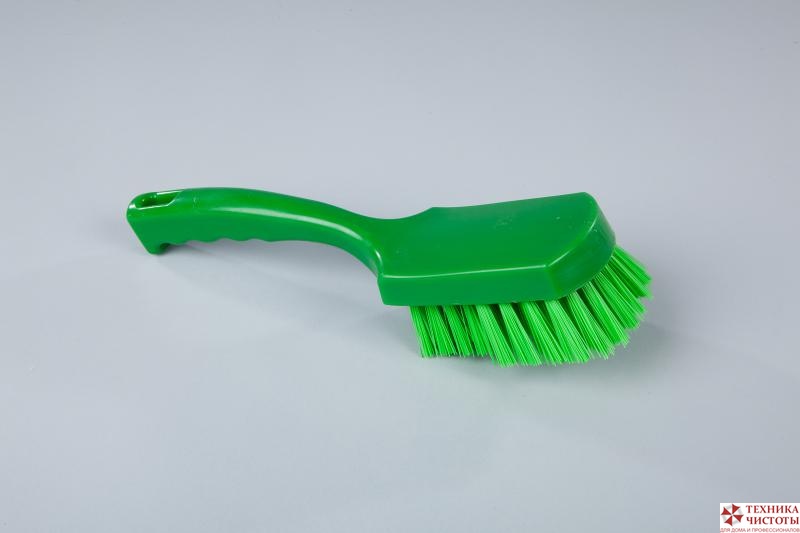 Щётка ручная – средней жёсткости 275х70 мм., зеленый