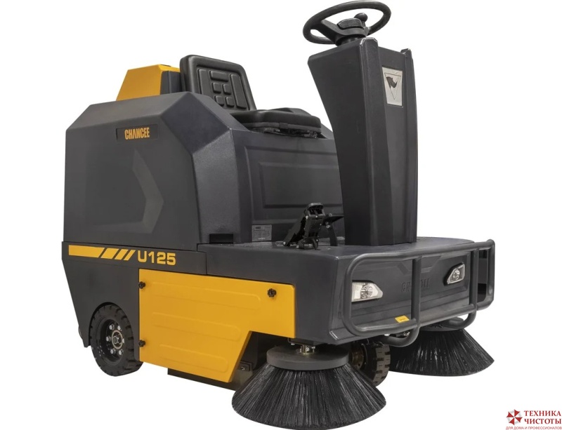 Аккумуляторная подметальная машина с местом оператора Chancee U125