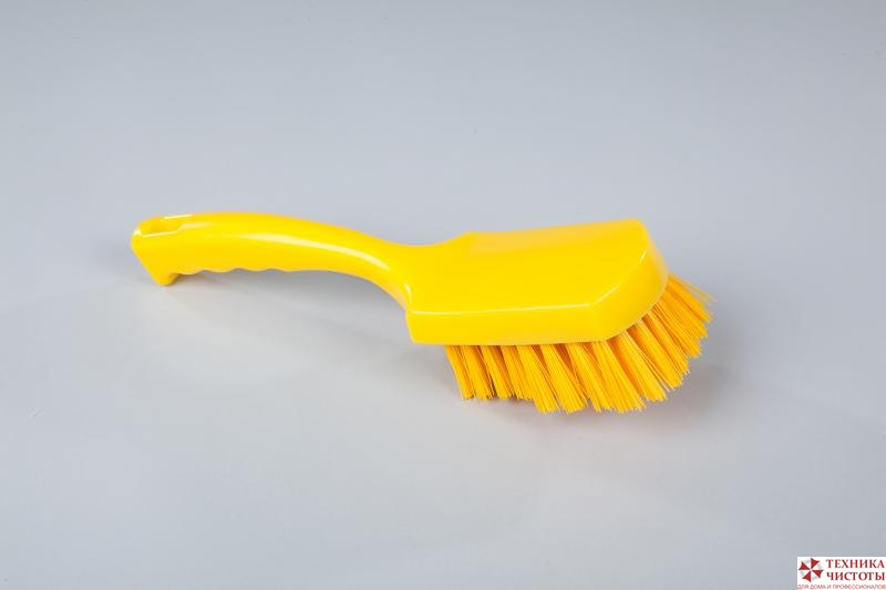 Щётка ручная – средней жёсткости 275х70 мм., желтый